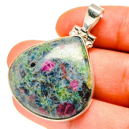 Ruby Fuchsite Pendants handcrafted by Ana Silver Co - PD760094