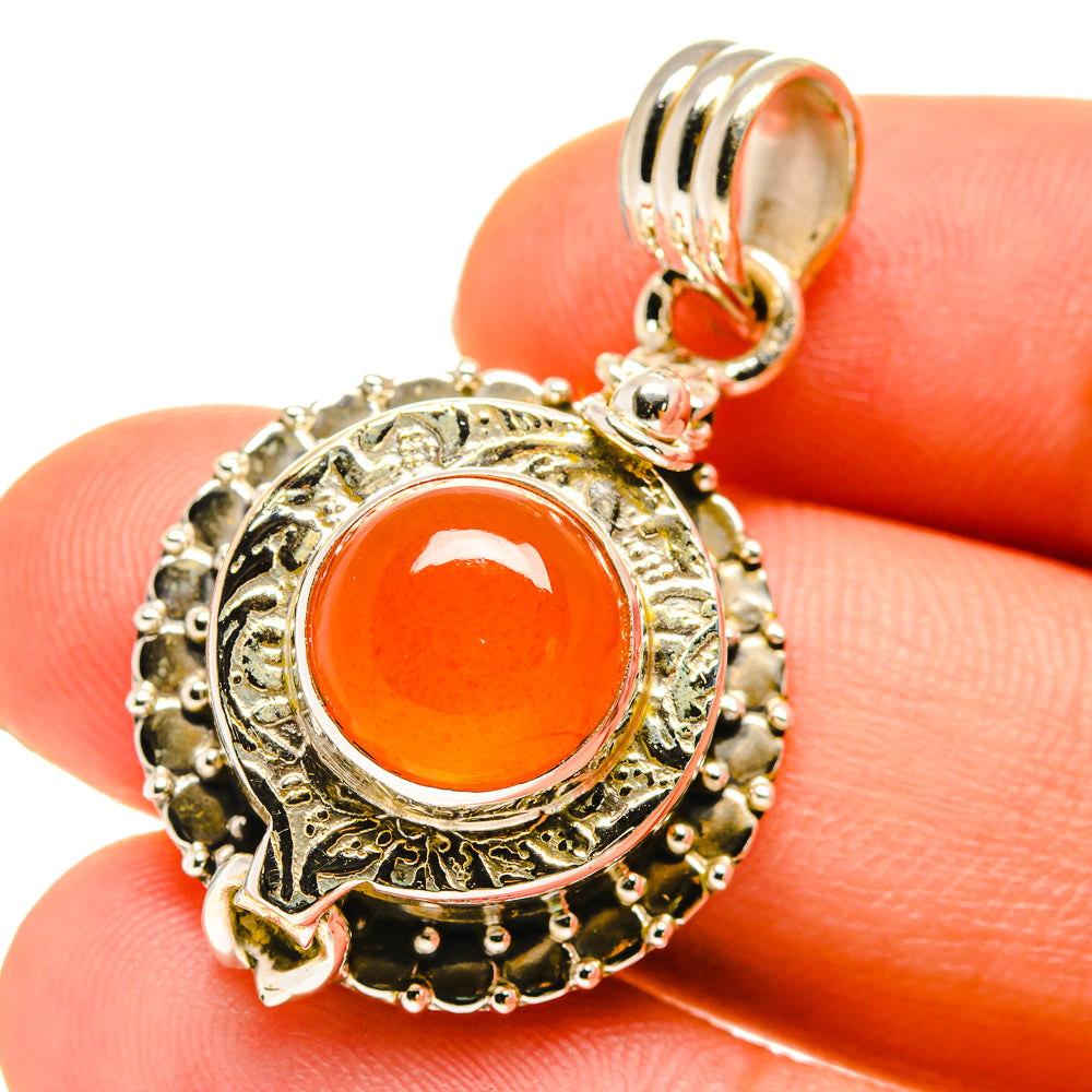 Carnelian Pendants handcrafted by Ana Silver Co - PD760095