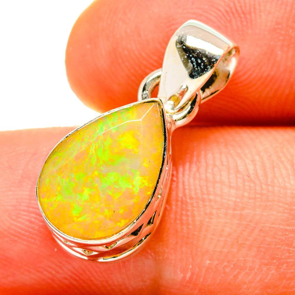 Ethiopian Opal Pendants handcrafted by Ana Silver Co - PD760103