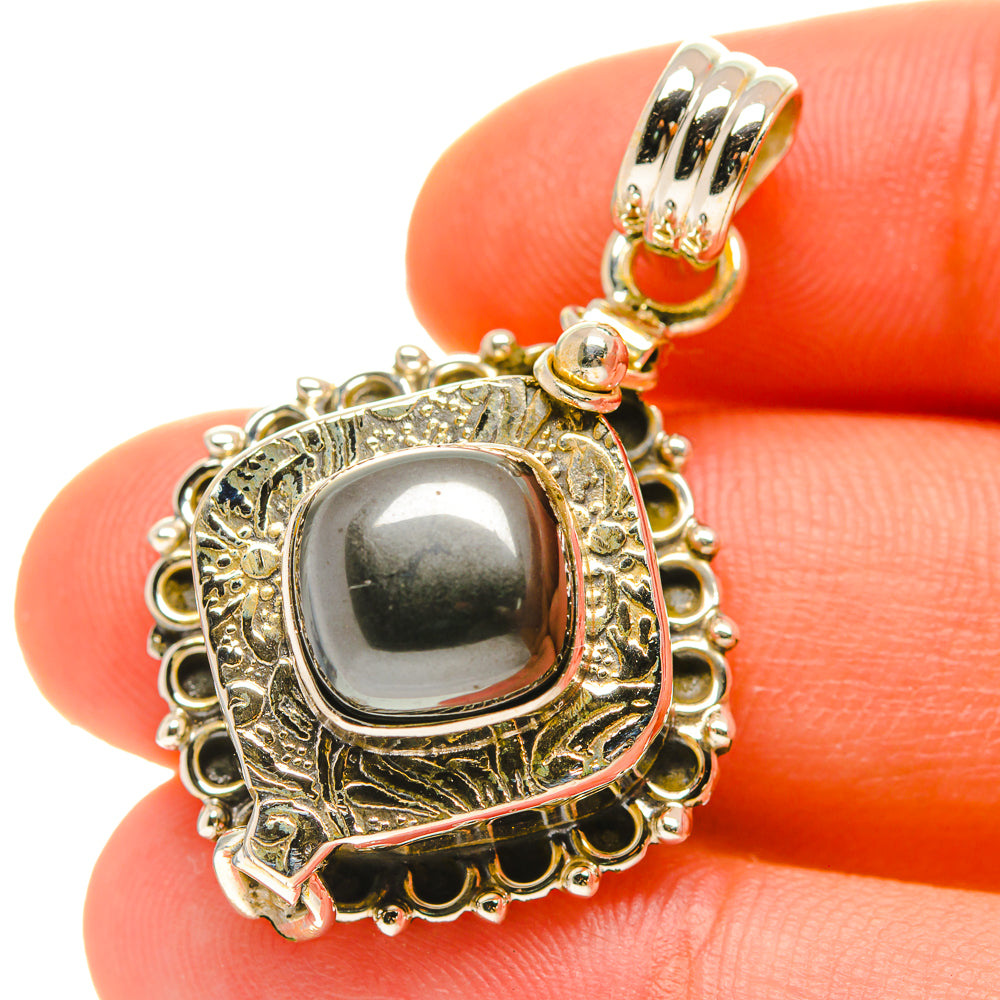 Hematite Pendants handcrafted by Ana Silver Co - PD760112