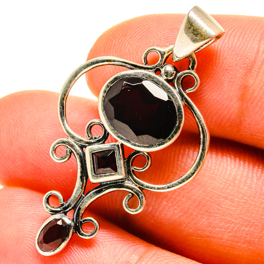 Garnet Pendants handcrafted by Ana Silver Co - PD760118
