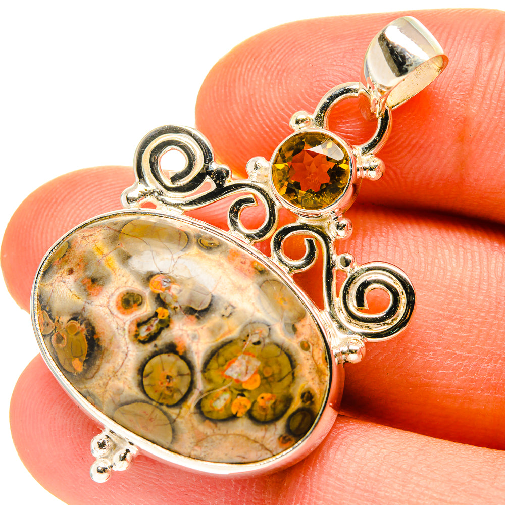 Poppy Jasper Pendants handcrafted by Ana Silver Co - PD760121