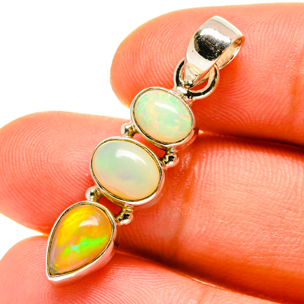 Ethiopian Opal Pendants handcrafted by Ana Silver Co - PD760126