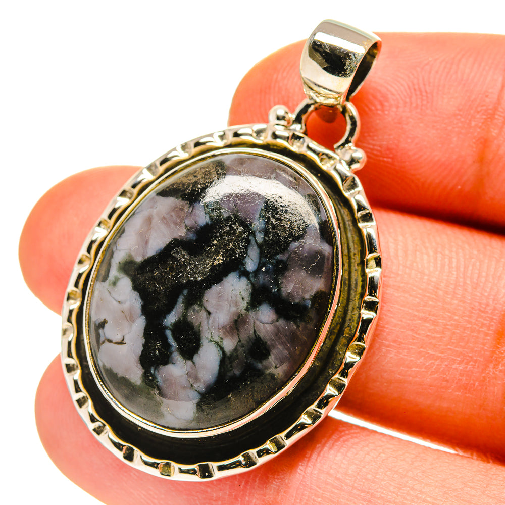 Gabbro Stone Pendants handcrafted by Ana Silver Co - PD760132