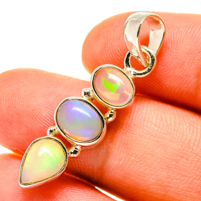 Ethiopian Opal Pendants handcrafted by Ana Silver Co - PD760135