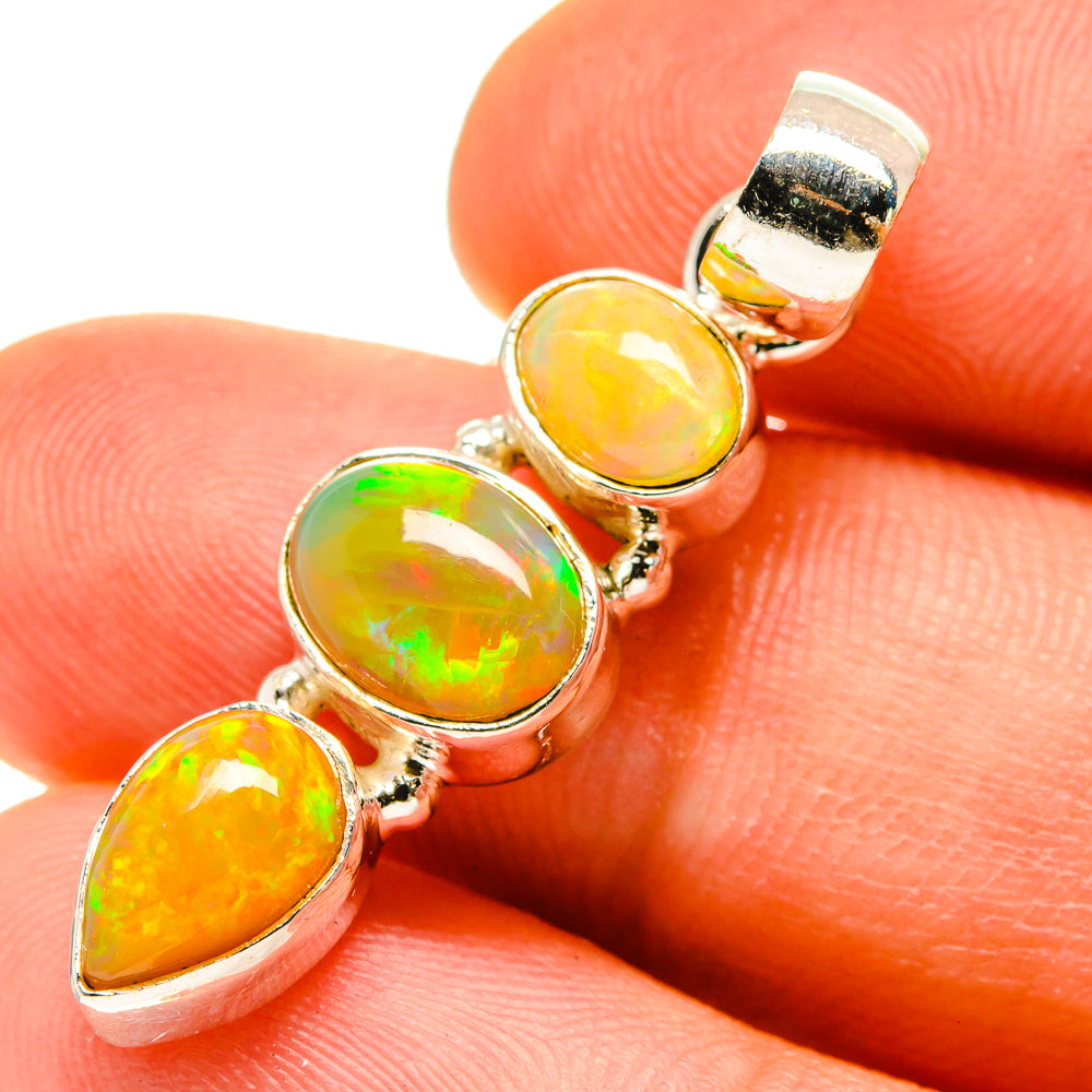 Ethiopian Opal Pendants handcrafted by Ana Silver Co - PD760138