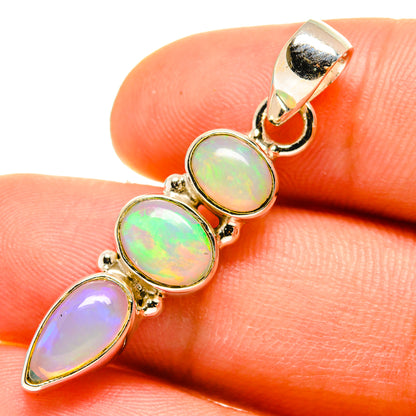 Ethiopian Opal Pendants handcrafted by Ana Silver Co - PD760139
