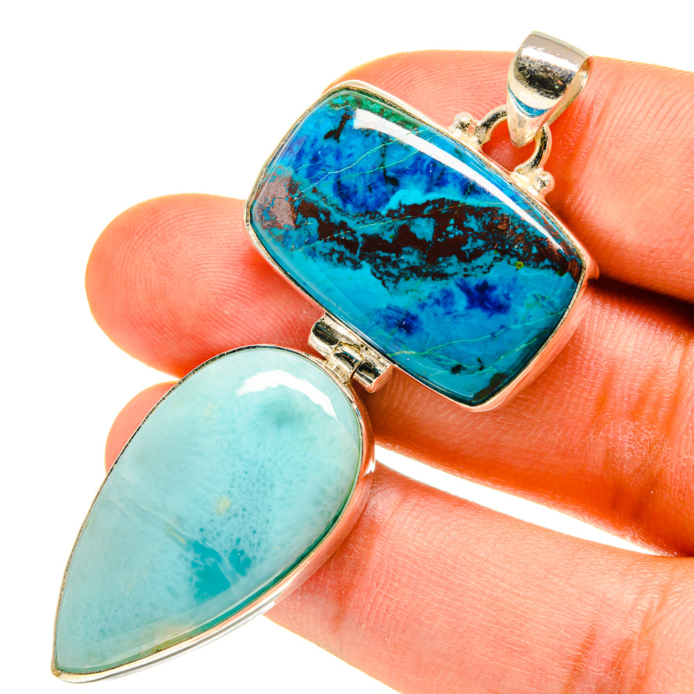 Shattuckite Pendants handcrafted by Ana Silver Co - PD760143