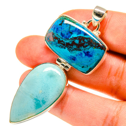 Shattuckite Pendants handcrafted by Ana Silver Co - PD760143