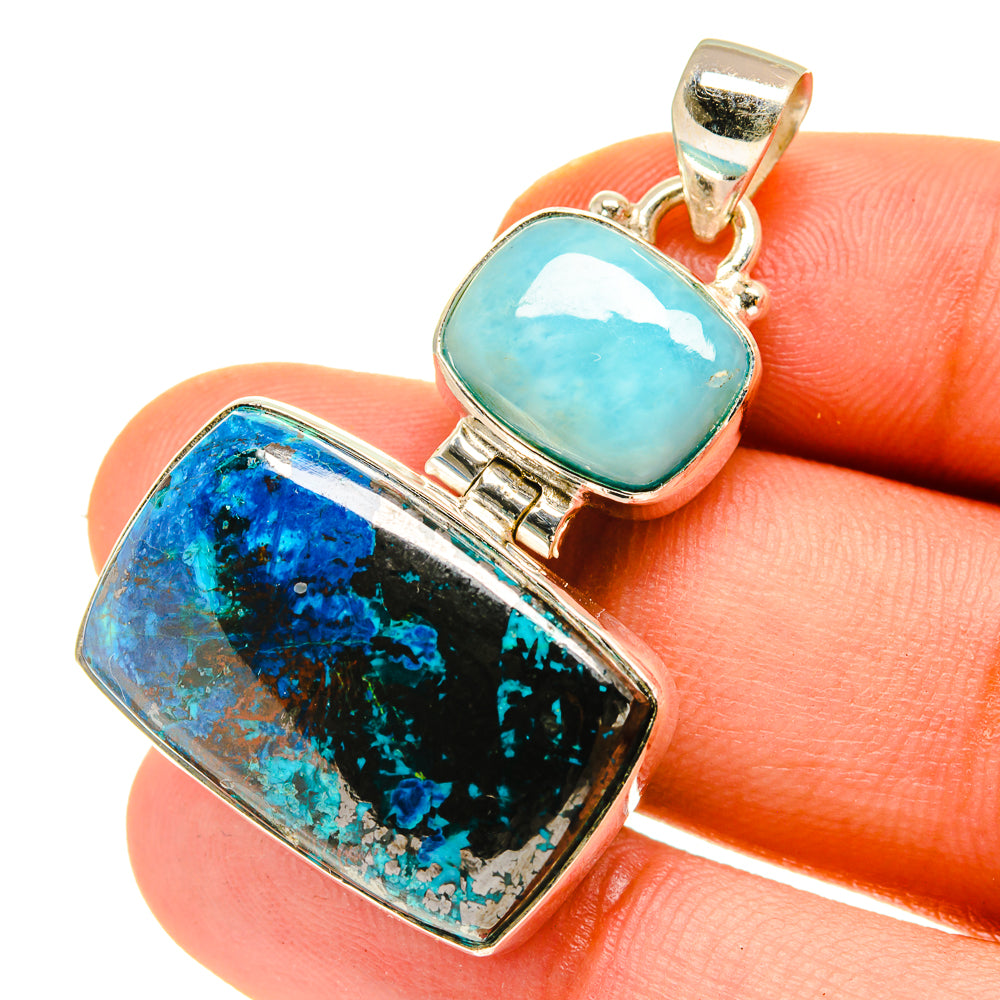 Shattuckite Pendants handcrafted by Ana Silver Co - PD760151