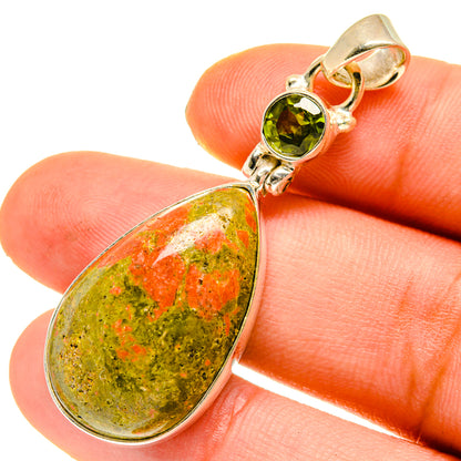 Unakite Pendants handcrafted by Ana Silver Co - PD760152