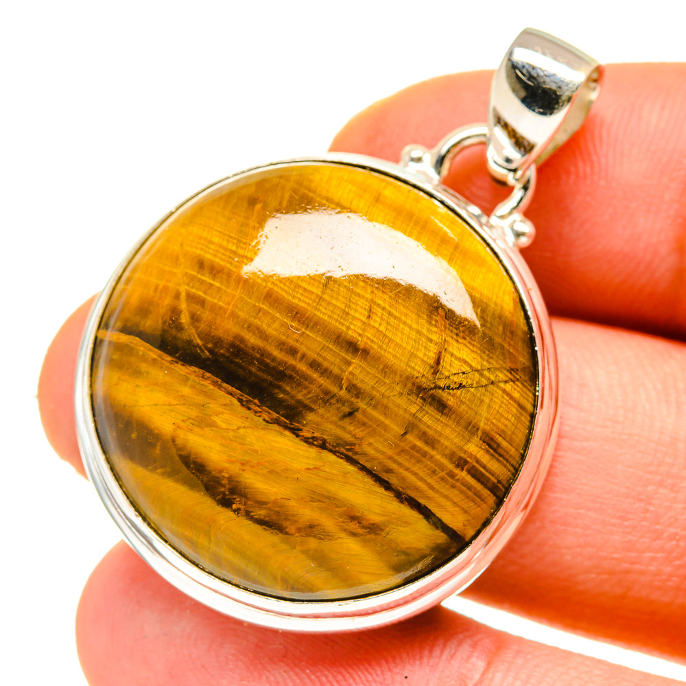 Tiger Eye Pendants handcrafted by Ana Silver Co - PD760153