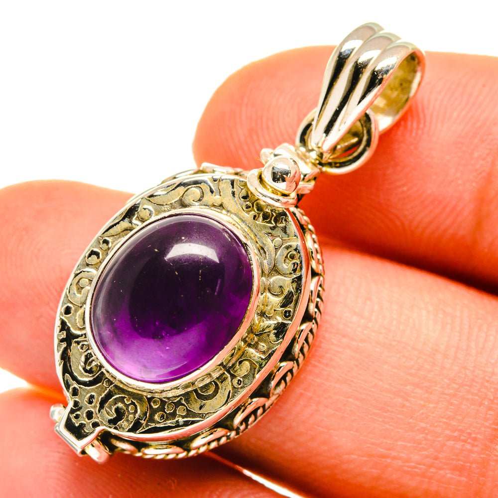 Amethyst Pendants handcrafted by Ana Silver Co - PD760156