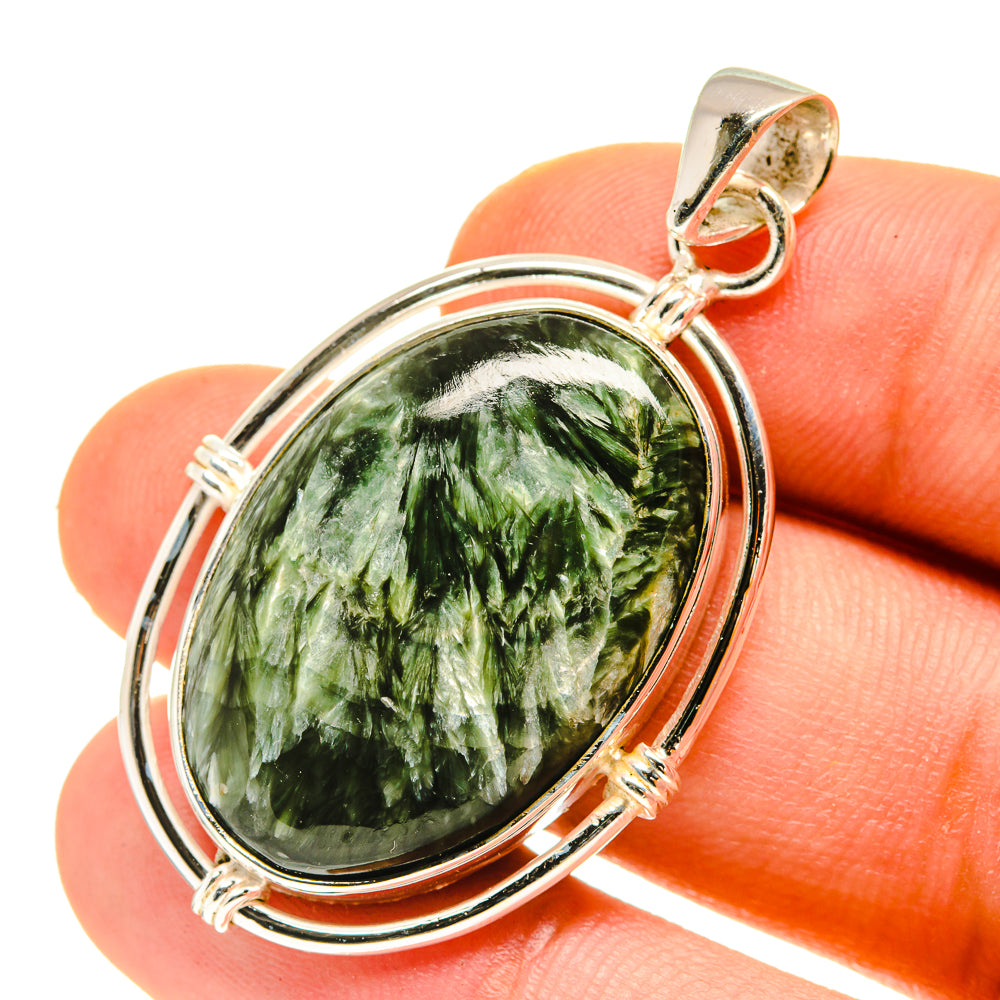 Seraphinite Pendants handcrafted by Ana Silver Co - PD760158