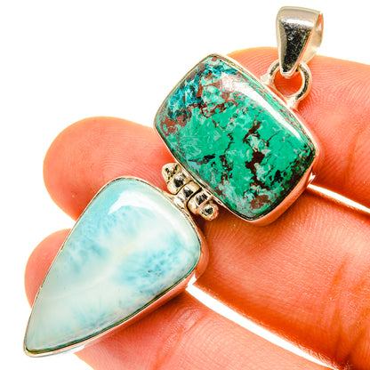 Larimar Pendants handcrafted by Ana Silver Co - PD760162