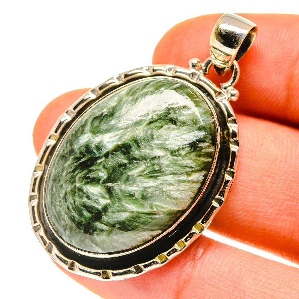 Seraphinite Pendants handcrafted by Ana Silver Co - PD760164