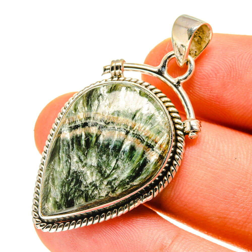 Seraphinite Pendants handcrafted by Ana Silver Co - PD760167