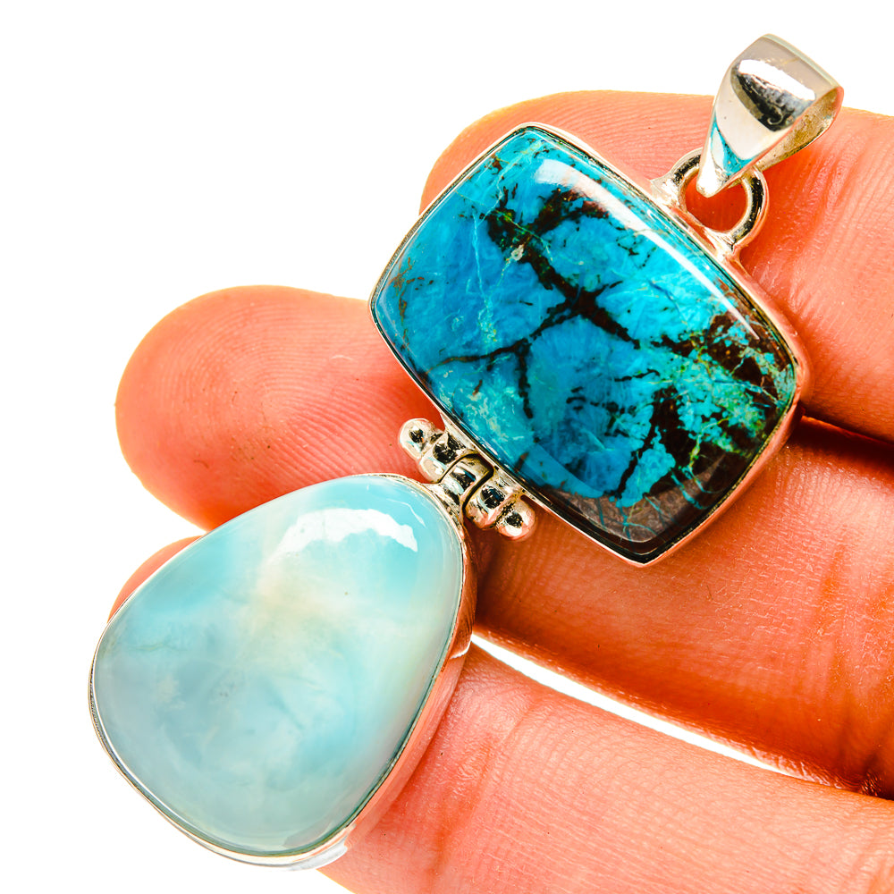 Larimar Pendants handcrafted by Ana Silver Co - PD760178