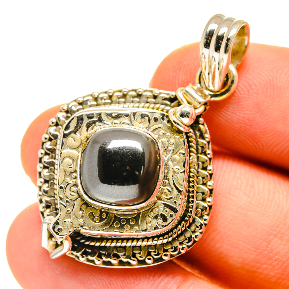 Hematite Pendants handcrafted by Ana Silver Co - PD760201