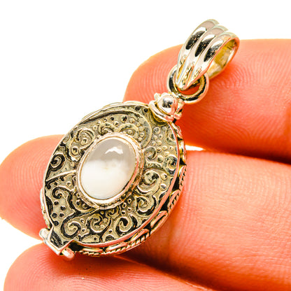 Rainbow Moonstone Pendants handcrafted by Ana Silver Co - PD760209