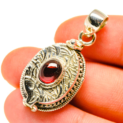 Garnet Pendants handcrafted by Ana Silver Co - PD760216