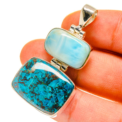 Shattuckite Pendants handcrafted by Ana Silver Co - PD760219