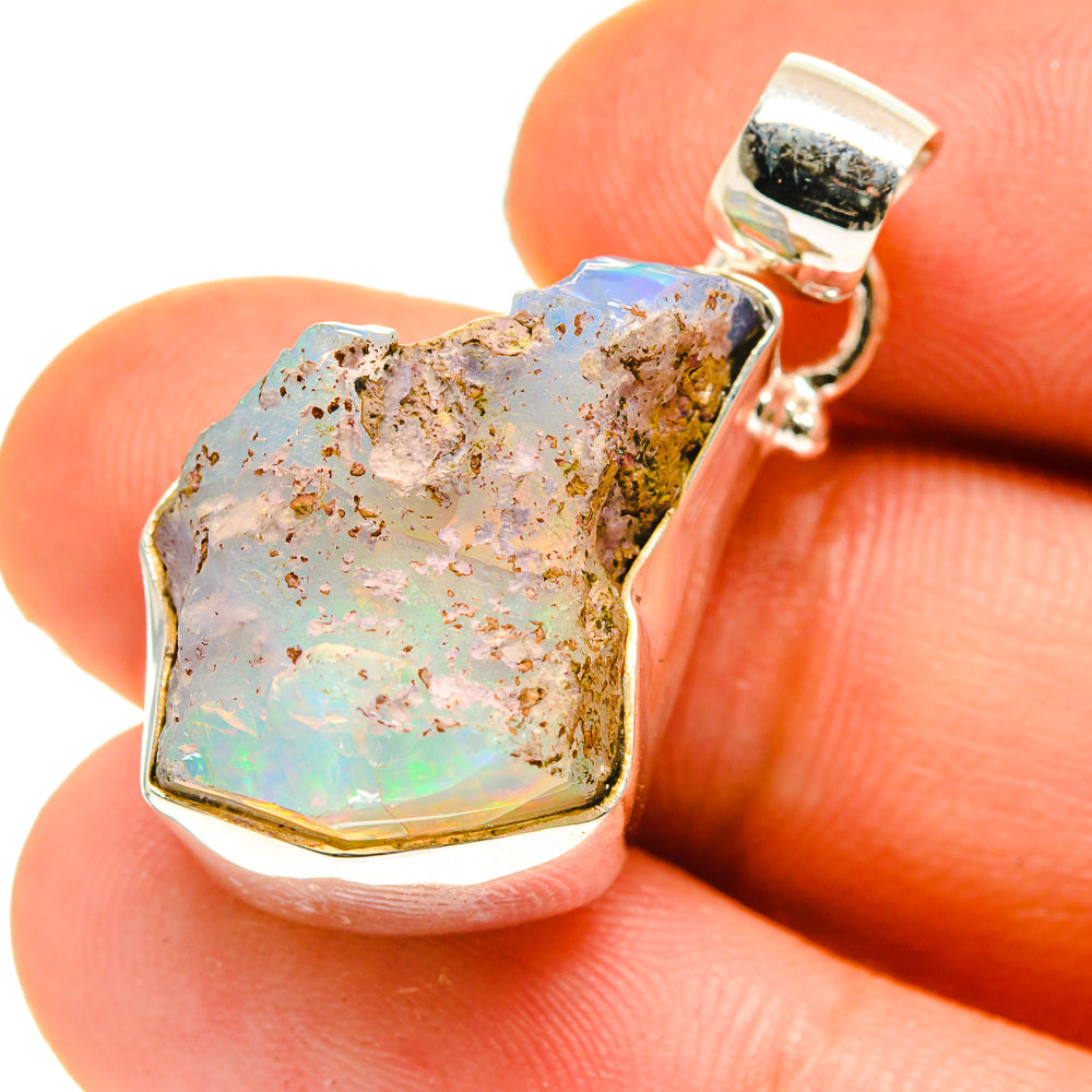 Ethiopian Opal Pendants handcrafted by Ana Silver Co - PD760232
