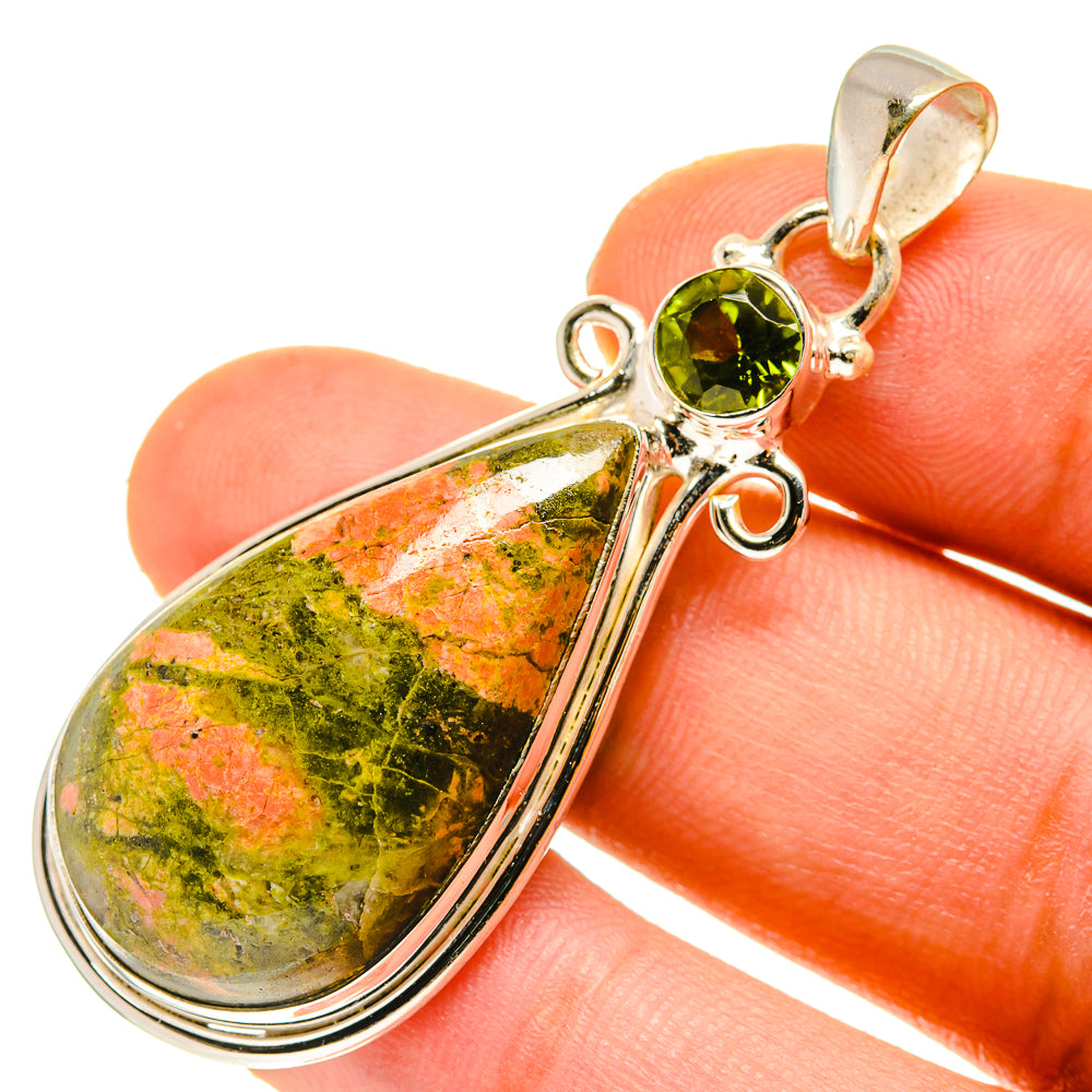 Unakite Pendants handcrafted by Ana Silver Co - PD760238