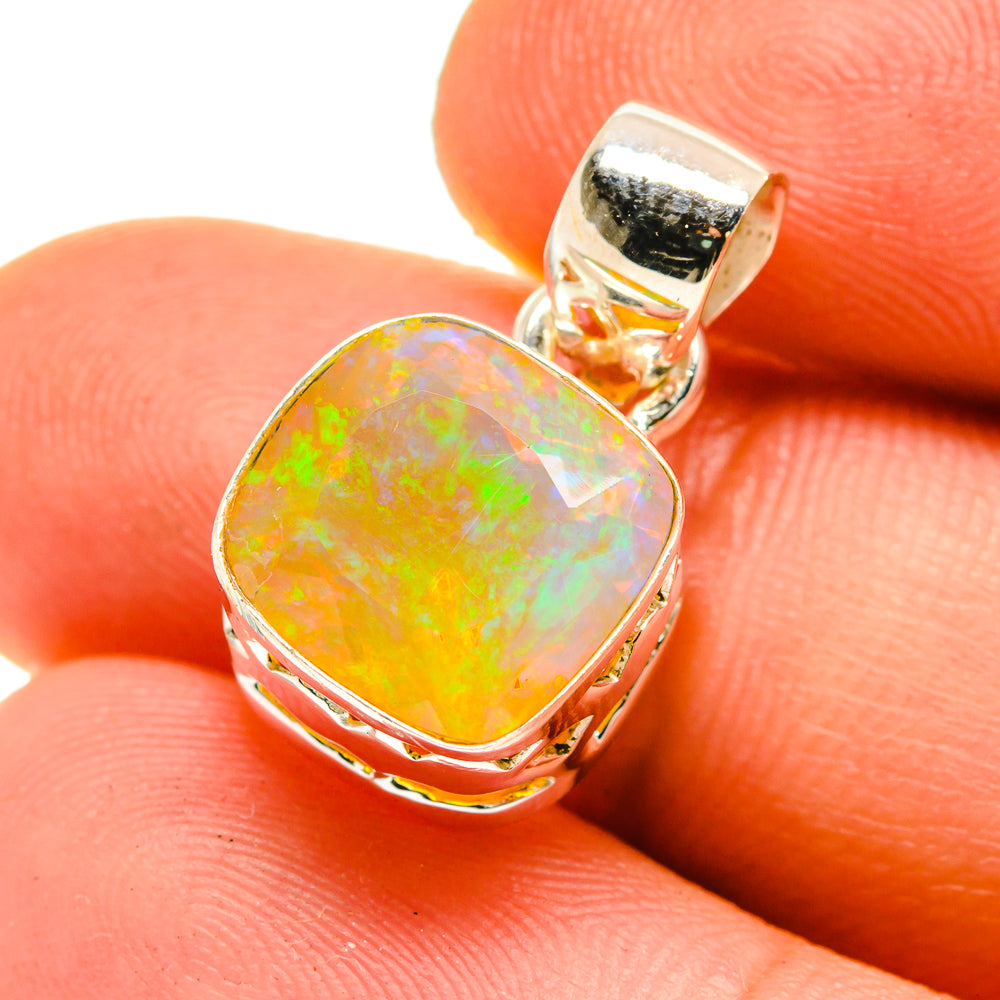 Ethiopian Opal Pendants handcrafted by Ana Silver Co - PD760241