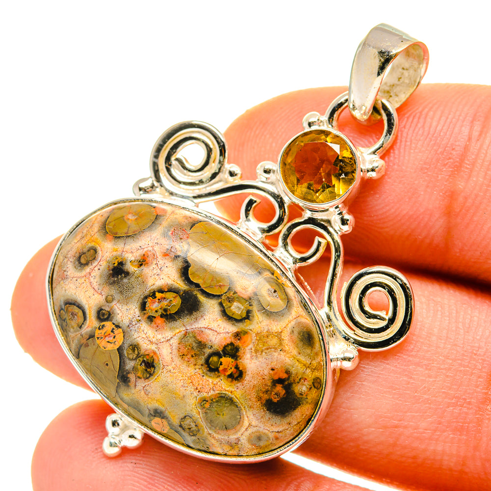 Poppy Jasper Pendants handcrafted by Ana Silver Co - PD760242