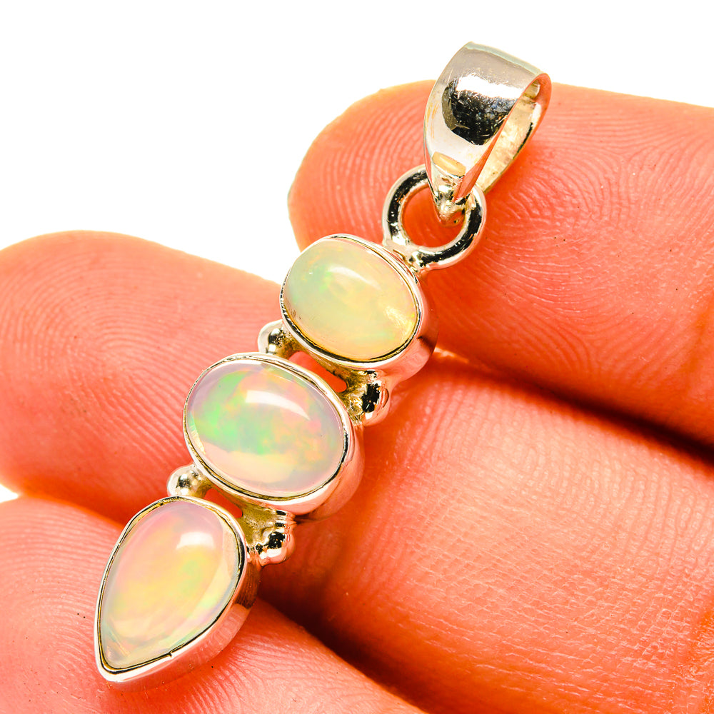 Ethiopian Opal Pendants handcrafted by Ana Silver Co - PD760246