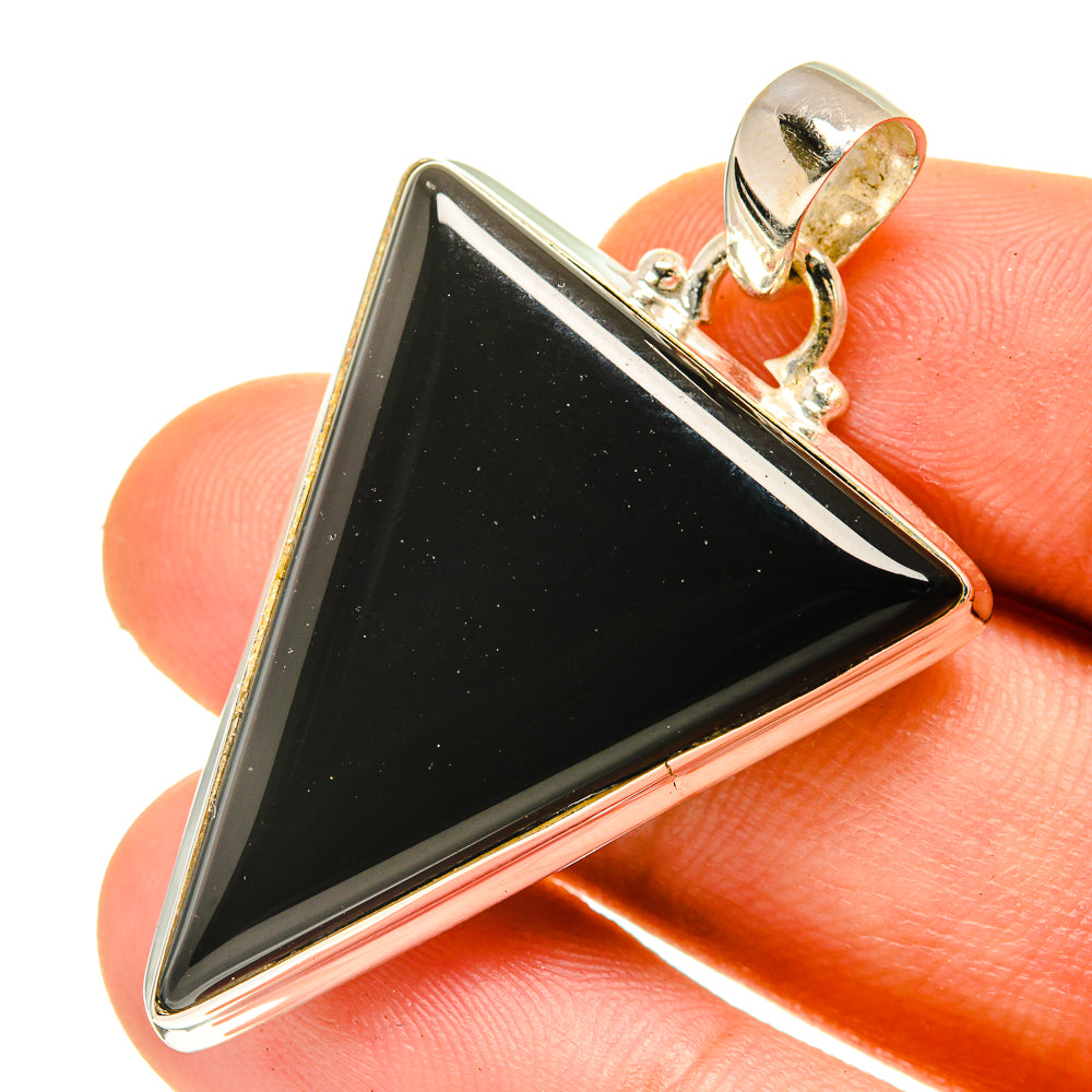 Black Onyx Pendants handcrafted by Ana Silver Co - PD760260