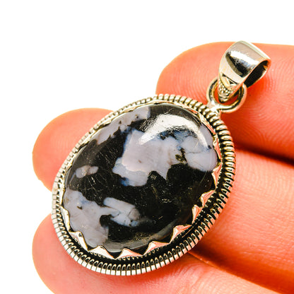 Gabbro Stone Pendants handcrafted by Ana Silver Co - PD760262