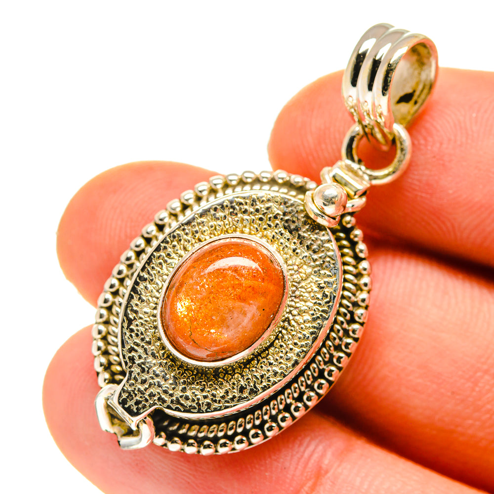 Sunstone Pendants handcrafted by Ana Silver Co - PD760263