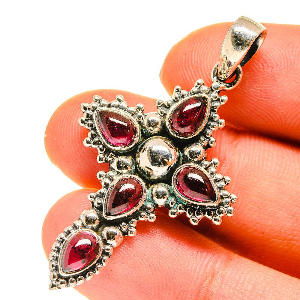 Garnet Pendants handcrafted by Ana Silver Co - PD760269