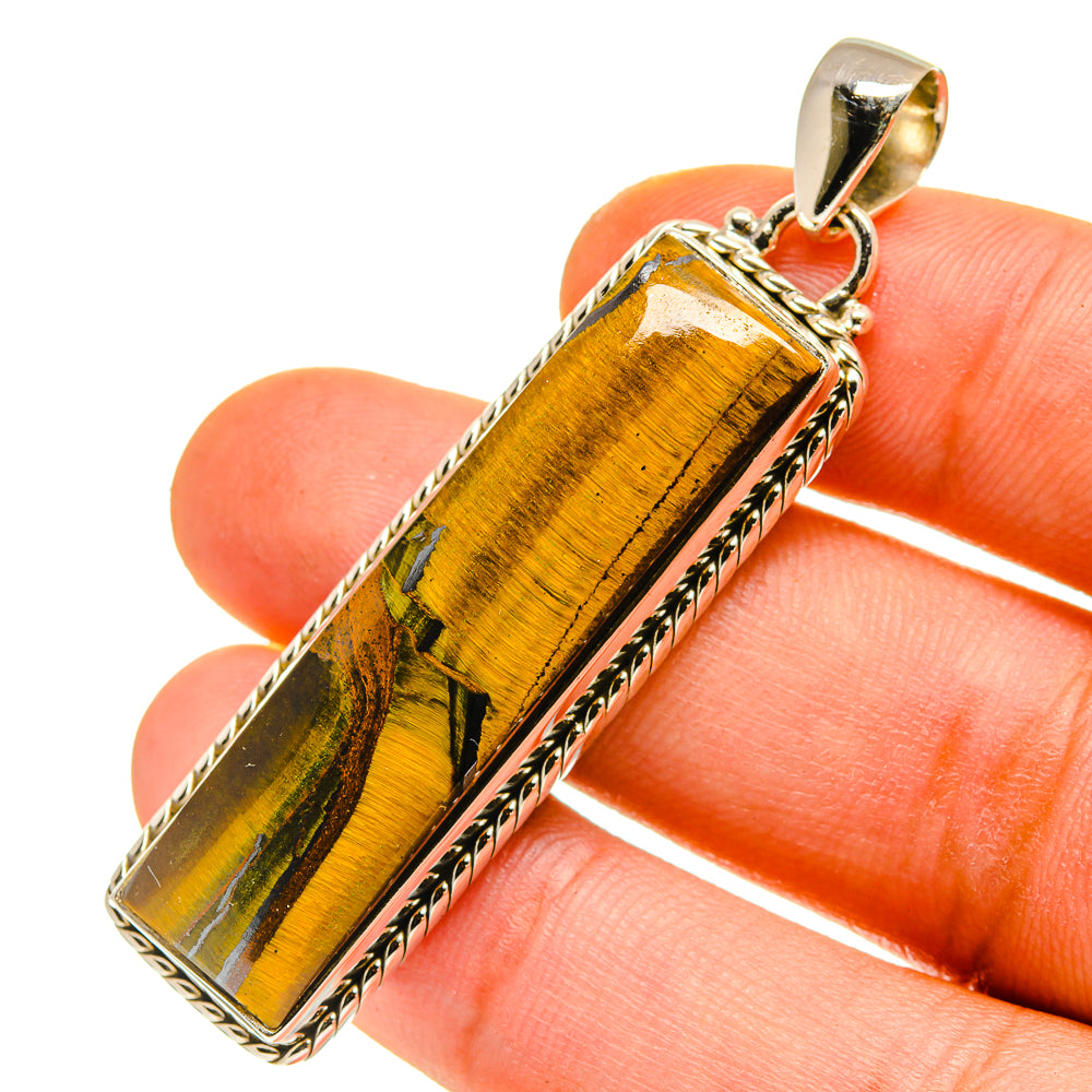 Tiger Eye Pendants handcrafted by Ana Silver Co - PD760274