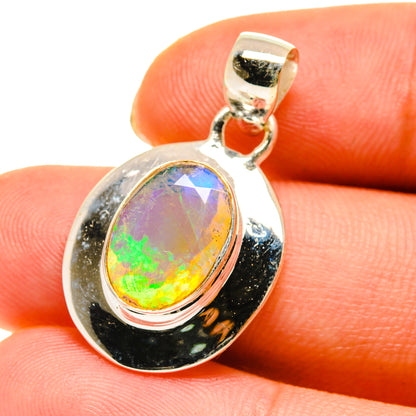 Ethiopian Opal Pendants handcrafted by Ana Silver Co - PD760281