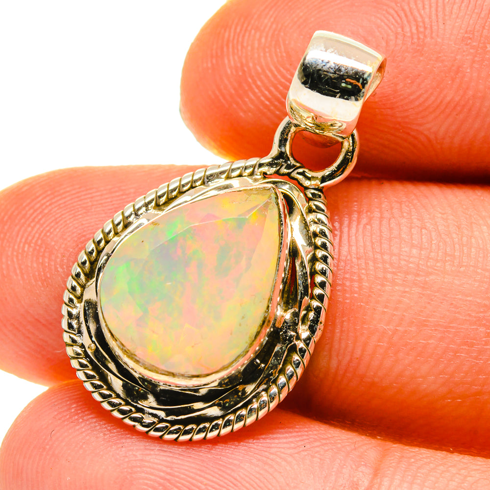 Ethiopian Opal Pendants handcrafted by Ana Silver Co - PD760285