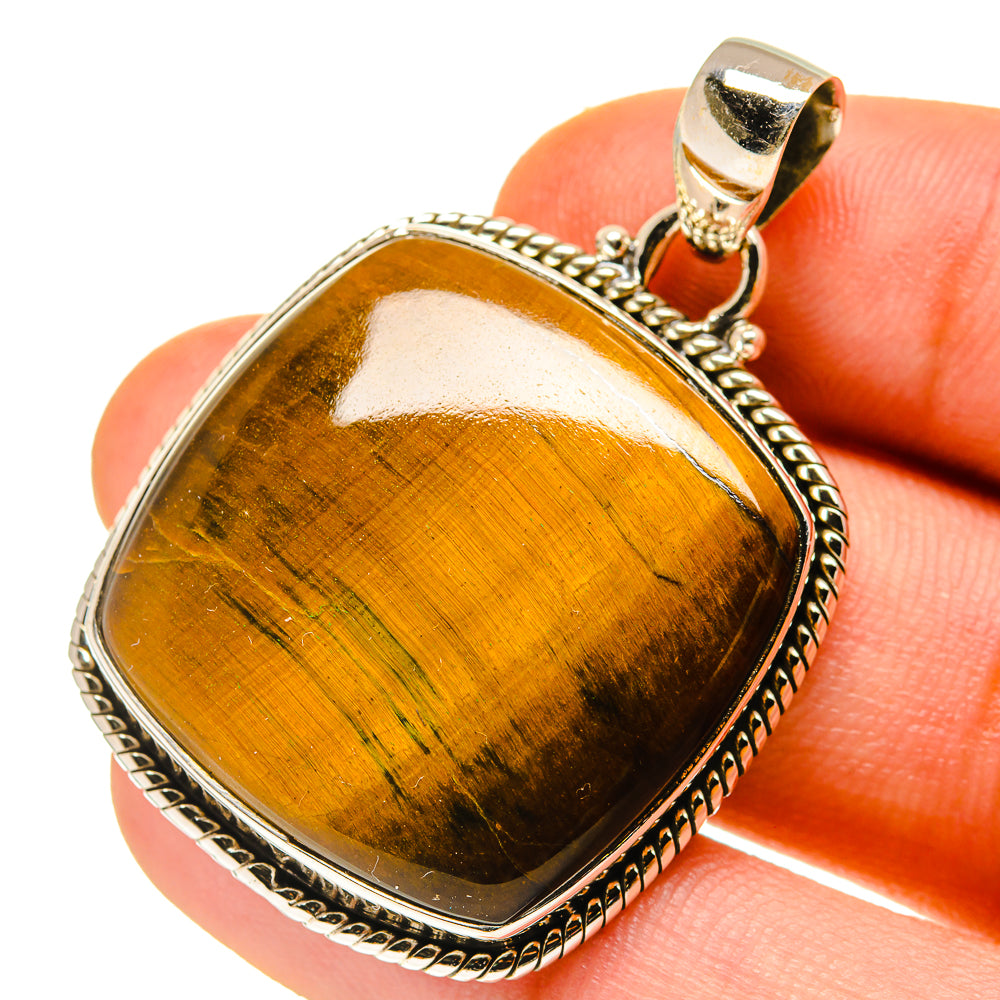 Tiger Eye Pendants handcrafted by Ana Silver Co - PD760286
