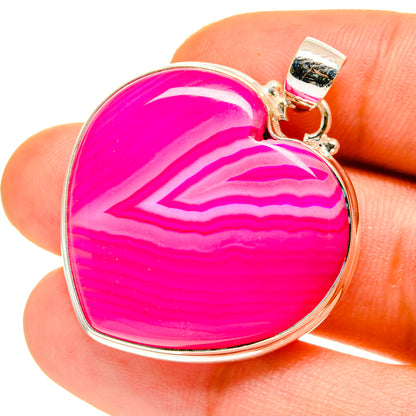 Pink Botswana Agate Pendants handcrafted by Ana Silver Co - PD760292