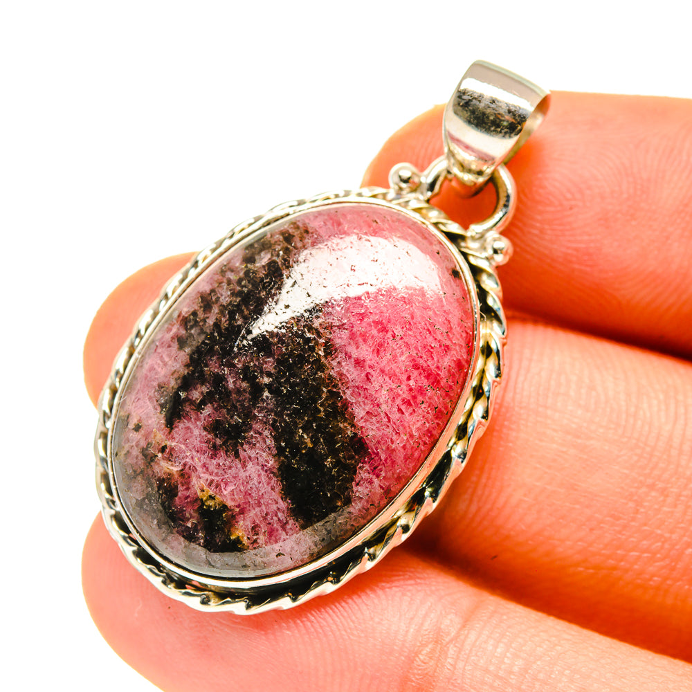 Rhodonite Pendants handcrafted by Ana Silver Co - PD760295