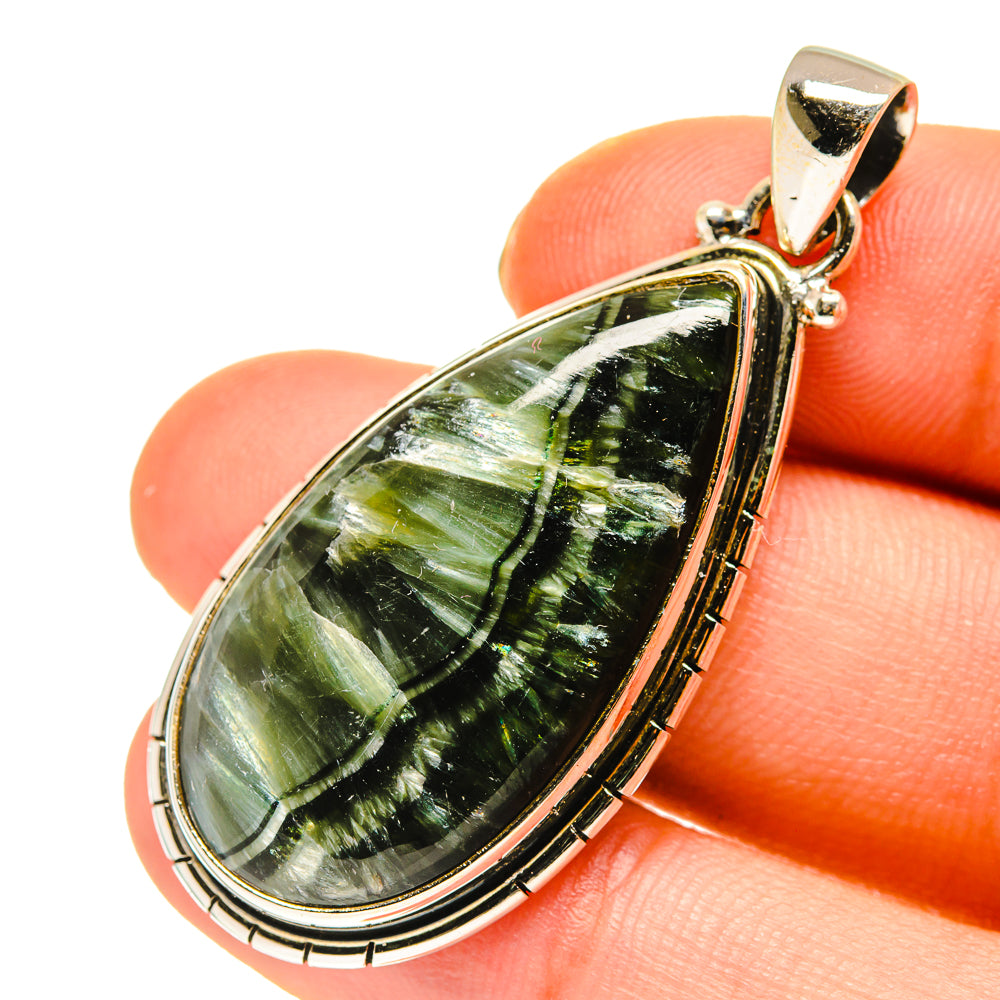 Seraphinite Pendants handcrafted by Ana Silver Co - PD760300