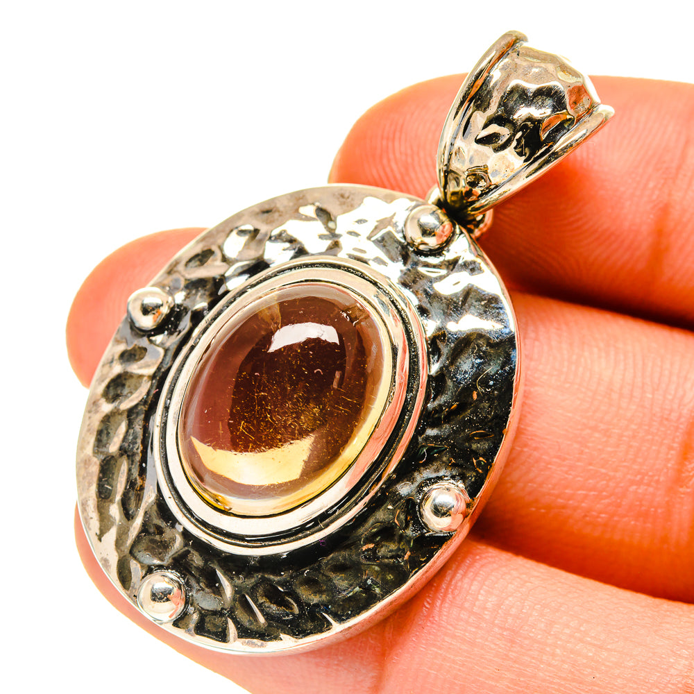 Citrine Pendants handcrafted by Ana Silver Co - PD760301