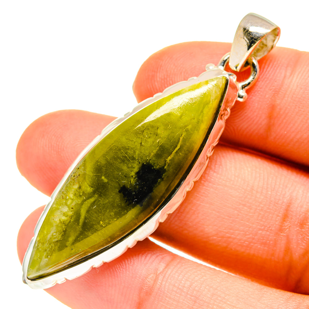 Rainforest Jasper Pendants handcrafted by Ana Silver Co - PD760303