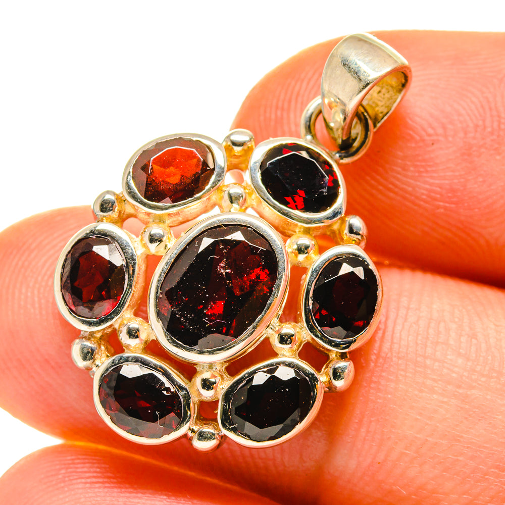 Garnet Pendants handcrafted by Ana Silver Co - PD760304