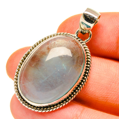 Blue Fluorite Pendants handcrafted by Ana Silver Co - PD760312