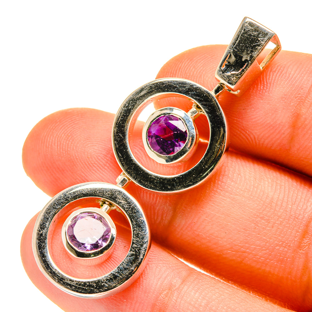 Amethyst Pendants handcrafted by Ana Silver Co - PD760314