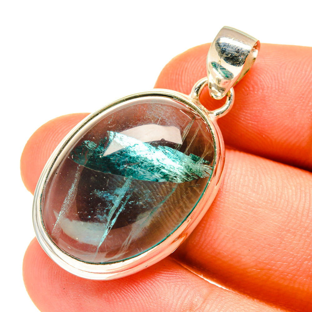 Blue Fluorite Pendants handcrafted by Ana Silver Co - PD760315