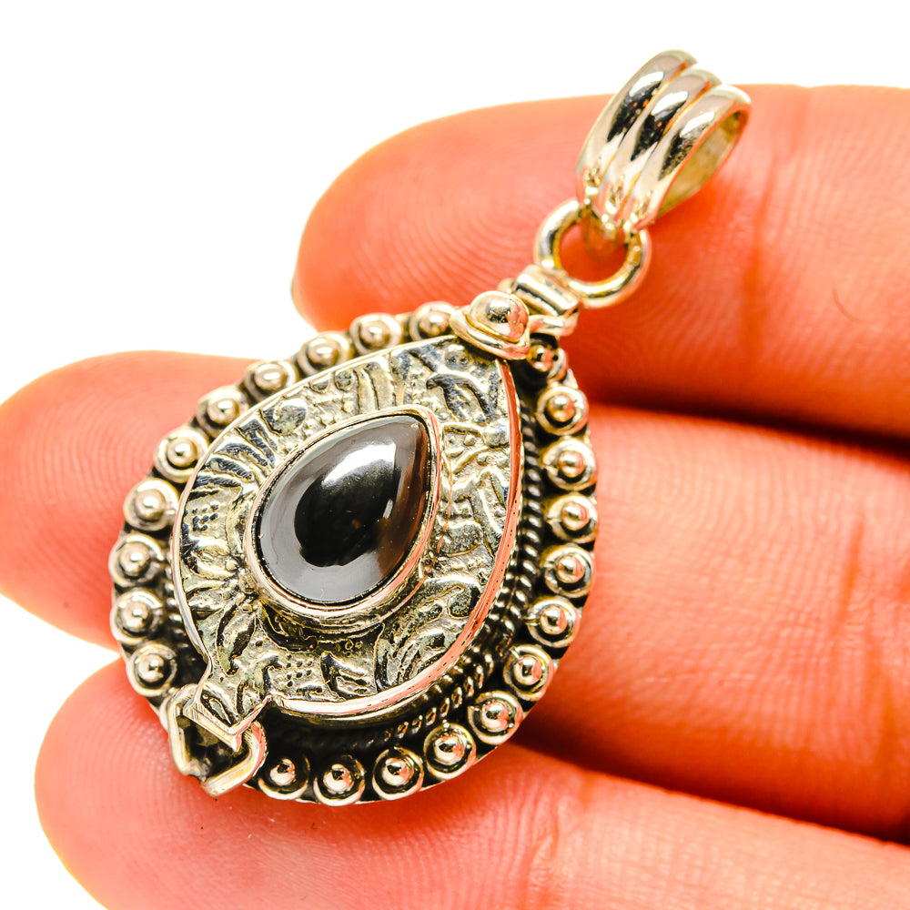 Hematite Pendants handcrafted by Ana Silver Co - PD760321