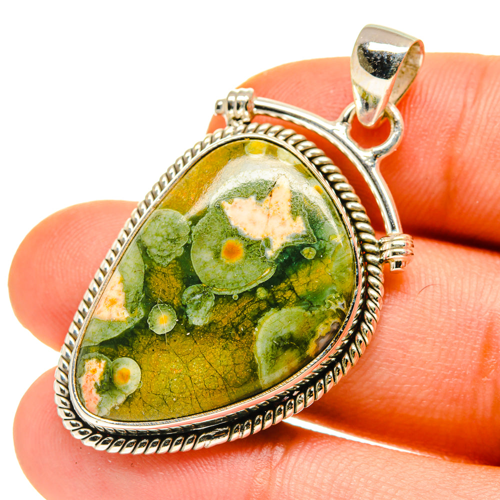 Rainforest Opal Pendants handcrafted by Ana Silver Co - PD760327